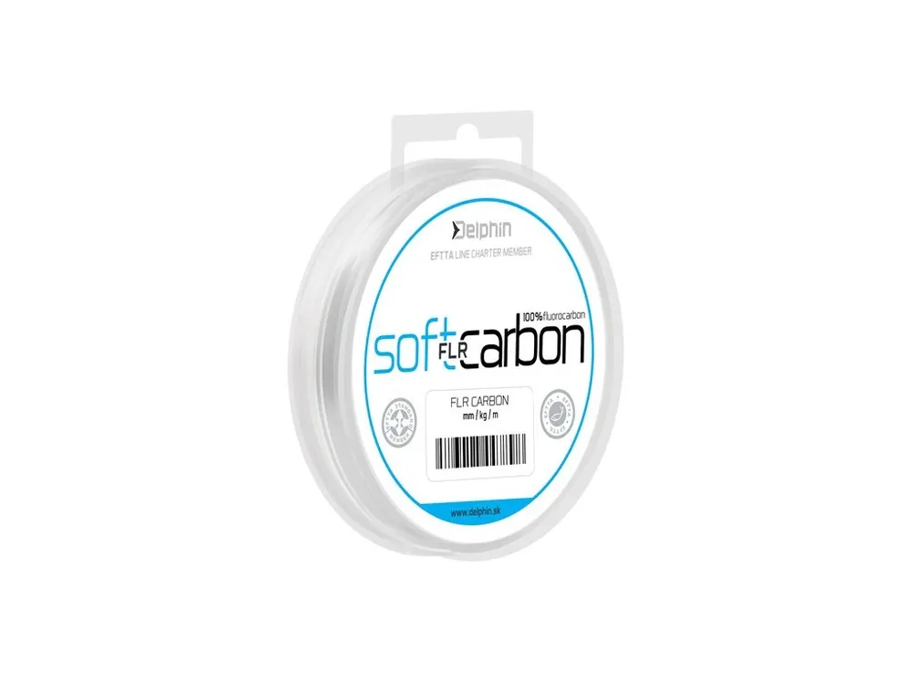 Finální Výprodej Delphin Fluorocarbon Soft Flr Carbon 100% 0,309mm 6,55kg 20m