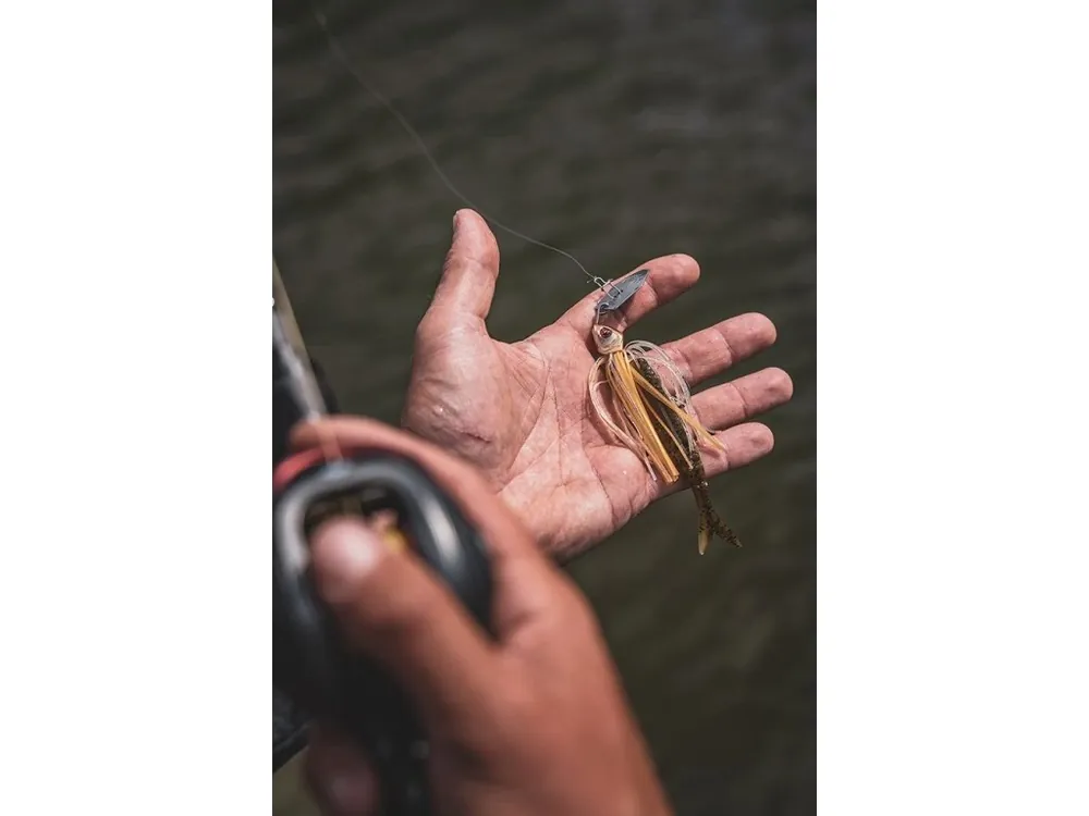 Autentický Fox Rage Třpytka Chatterbait Bladed Jig Hot Perch 28g