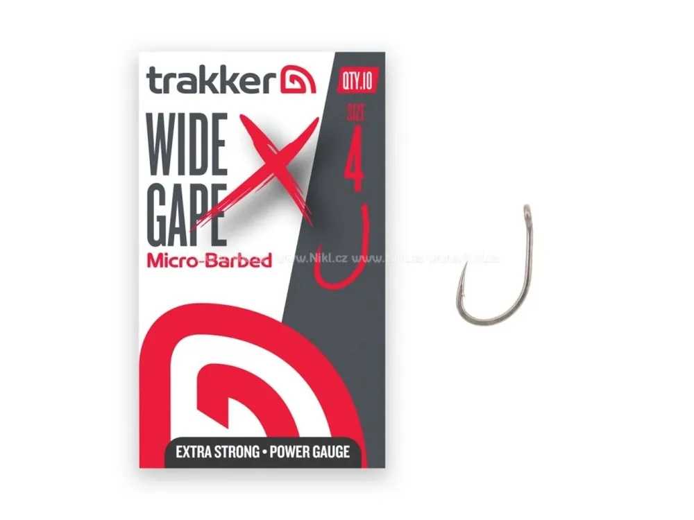Zlevněný Trakker Háčky Wide Gape XS Hooks Micro Barbed vel. 4