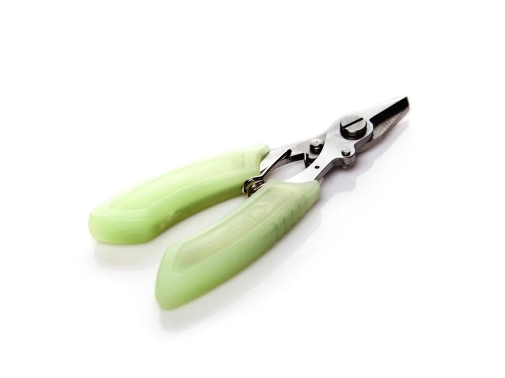 RidgeMonkey Svítící Nůžky Nite Glow Heavy Duty Snips Finální Výprodej