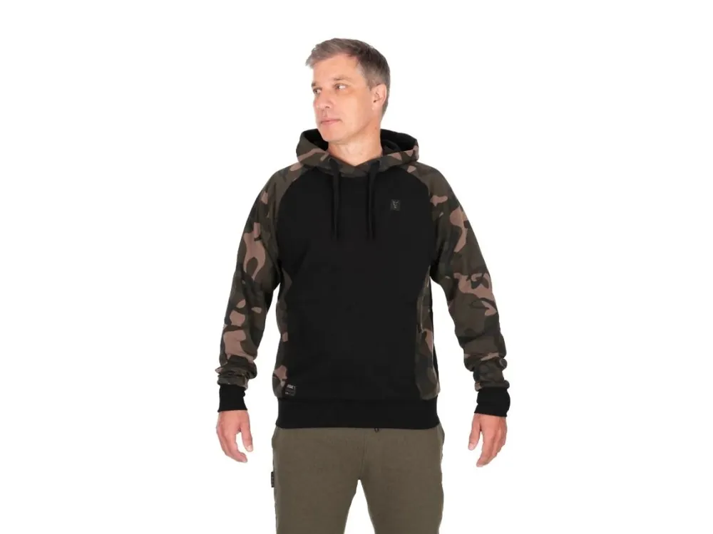 Fox Mikina Black/Camo Pullover Premium 310 Hoodie vel. 2XL Nakupujte Hned