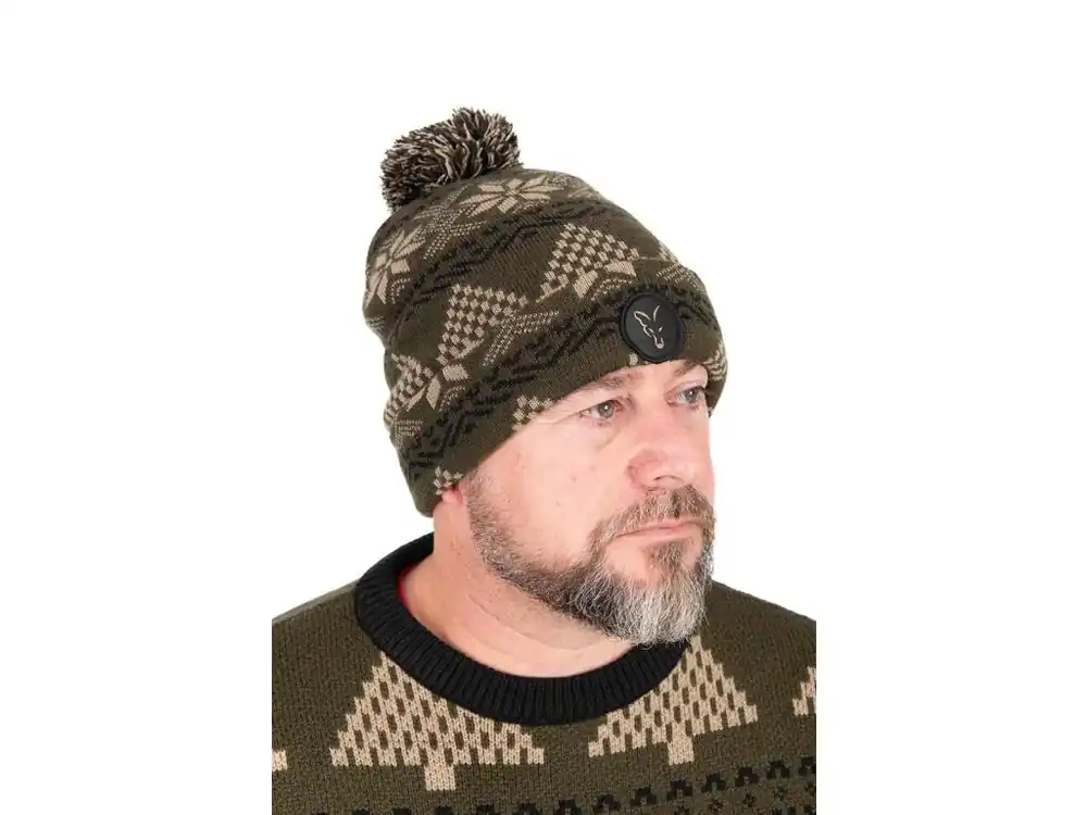 Fox Čepice Festive Bobble Hat Odeslání Ihned