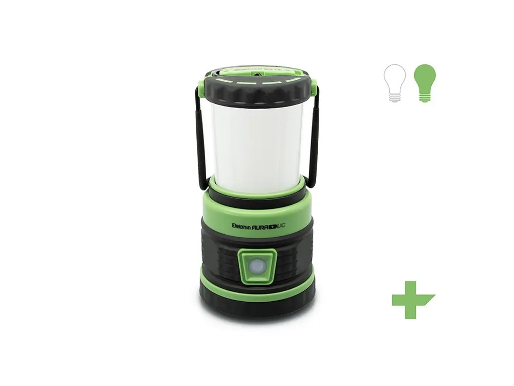 Sleva Delphin Kempová lampa AURA+ UC 5400mAh