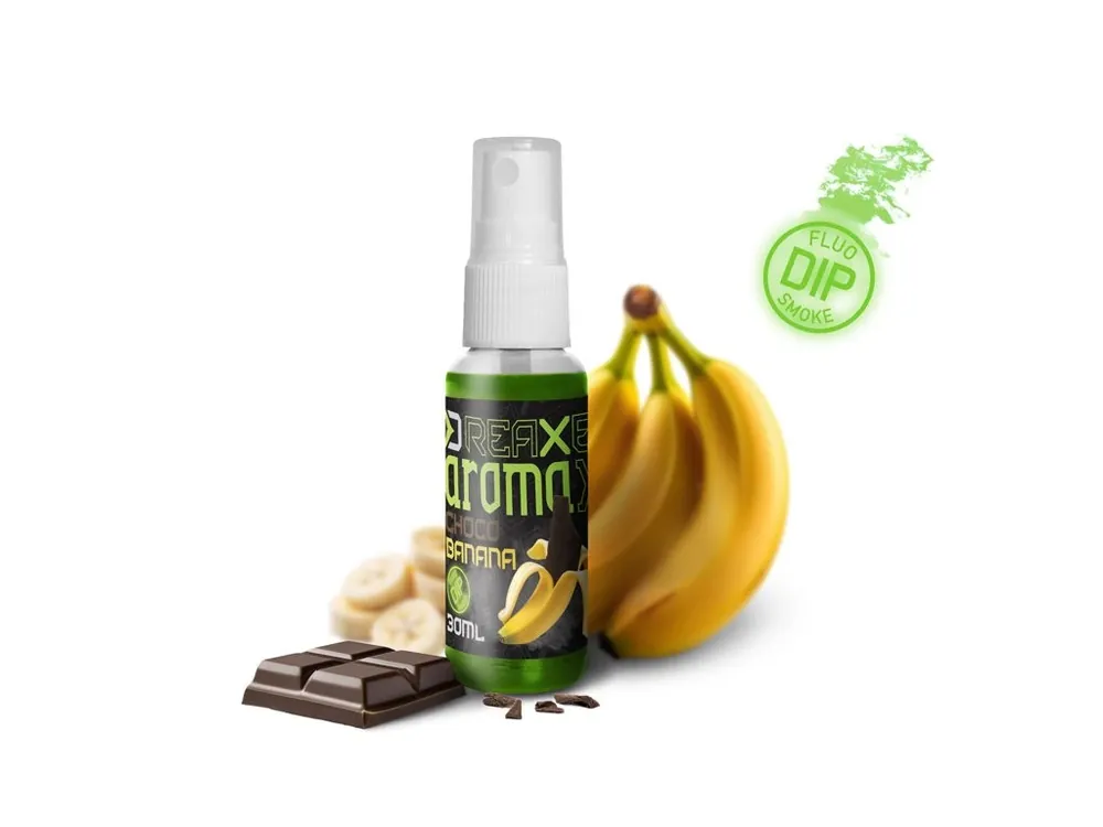 Pouze Dnes Delphin Dipovací sprej AromaX 30ml Čokoláda-Banán/fluo zelená