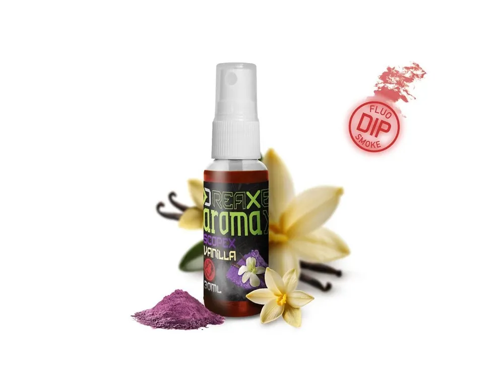 Delphin Dipovací sprej AromaX 30ml Scopex - Vanilka/červená Sleva