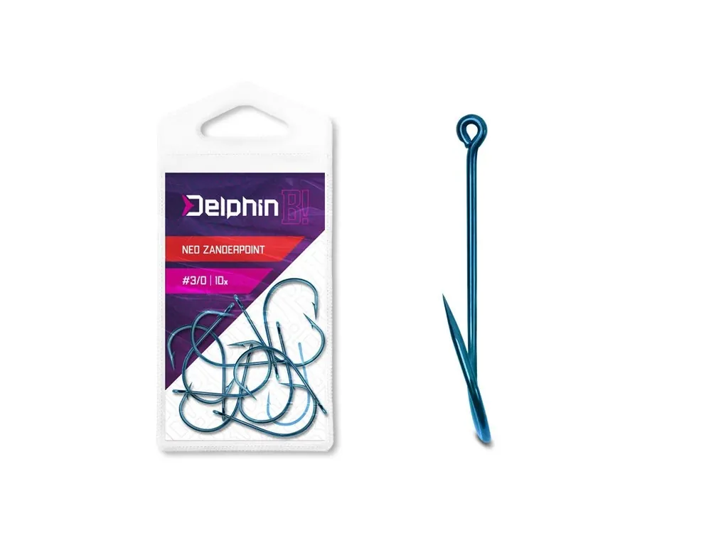 Delphin Háček B! NEO ZanderPoint BLU 10ks 1/0 Expresní Doručení
