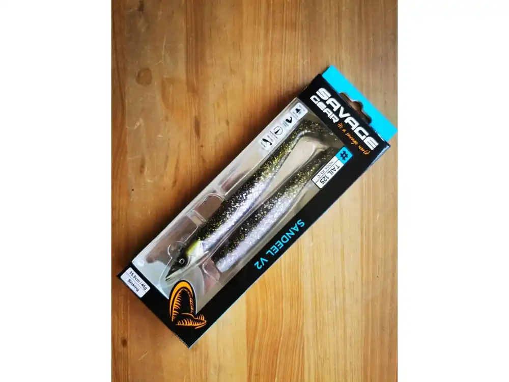 Savage Gear gumová nástraha Sandeel V2 Green Silver 15,5 cm 46 g 2v1 Top Prodej