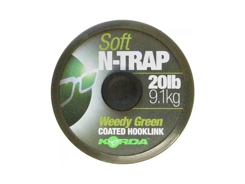 Akční Cena Korda Návazcová Šňůrka N-Trap Soft Green 20 m 20lg 9,1kg