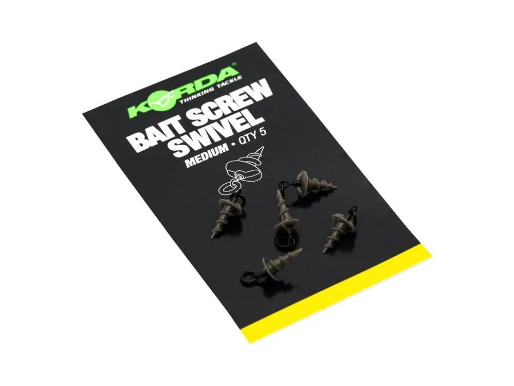 Korda Micro Ring Swivel Bait Screw Medium Aktuální