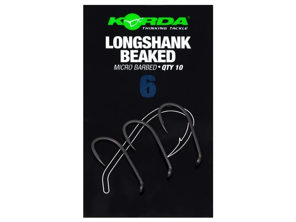 Korda Háčky Longshank Beaked vel. 6 10ks Pouze Dnes