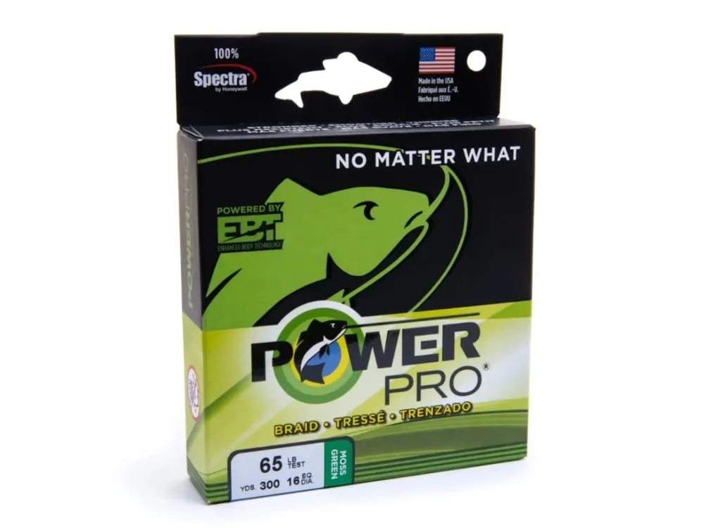 PowerPro Pletená Šňůra Braided Line Moss Green 135m 0.13mm 8kg Sezónní Sleva