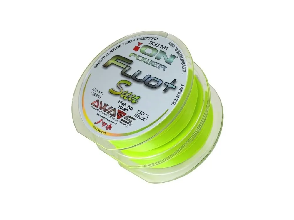 Awa-Shima Vlasec ION POWER Fluo+Sun 2x300m 0,331mm Must-Have