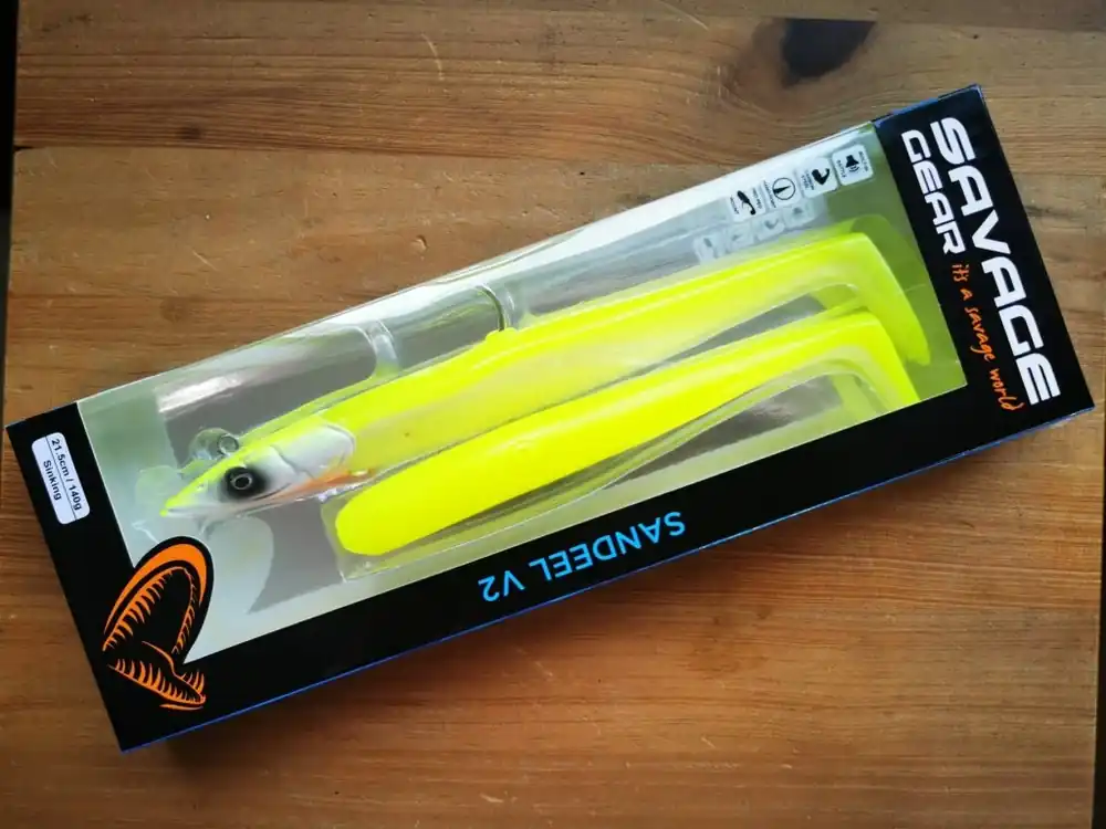 Savage Gear gumová nástraha Sandeel V2 Lemon 21,5 cm 140 g 2v1 Poslední Šance