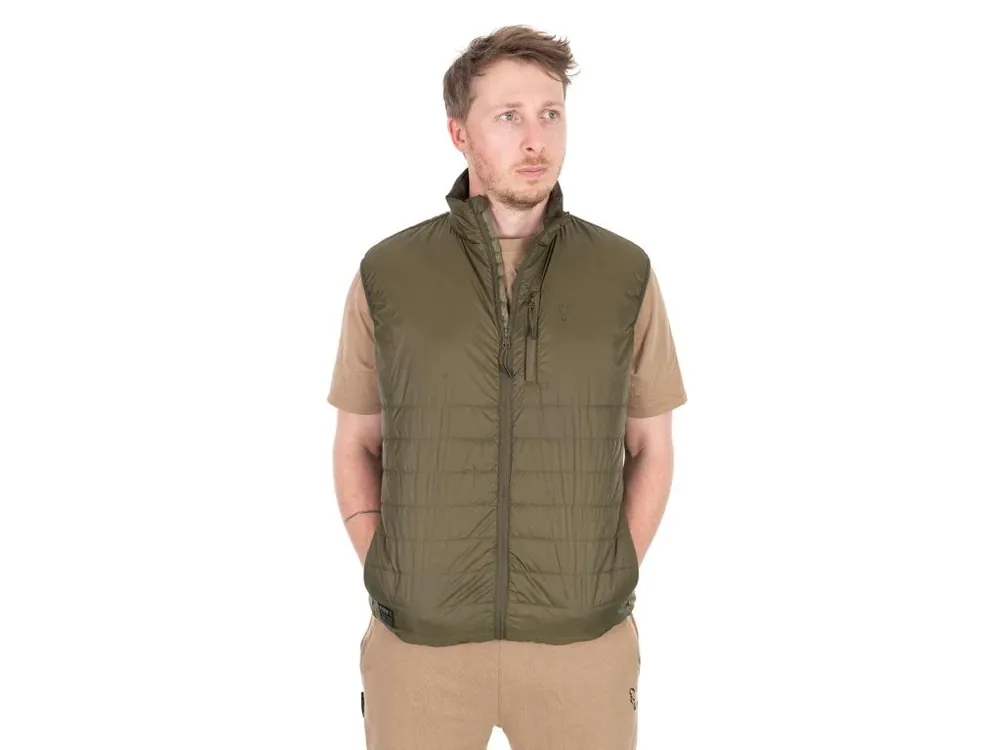 Fox Vesta Olive Quilted 100 Gilet S vel. S Vysoce Kvalitní