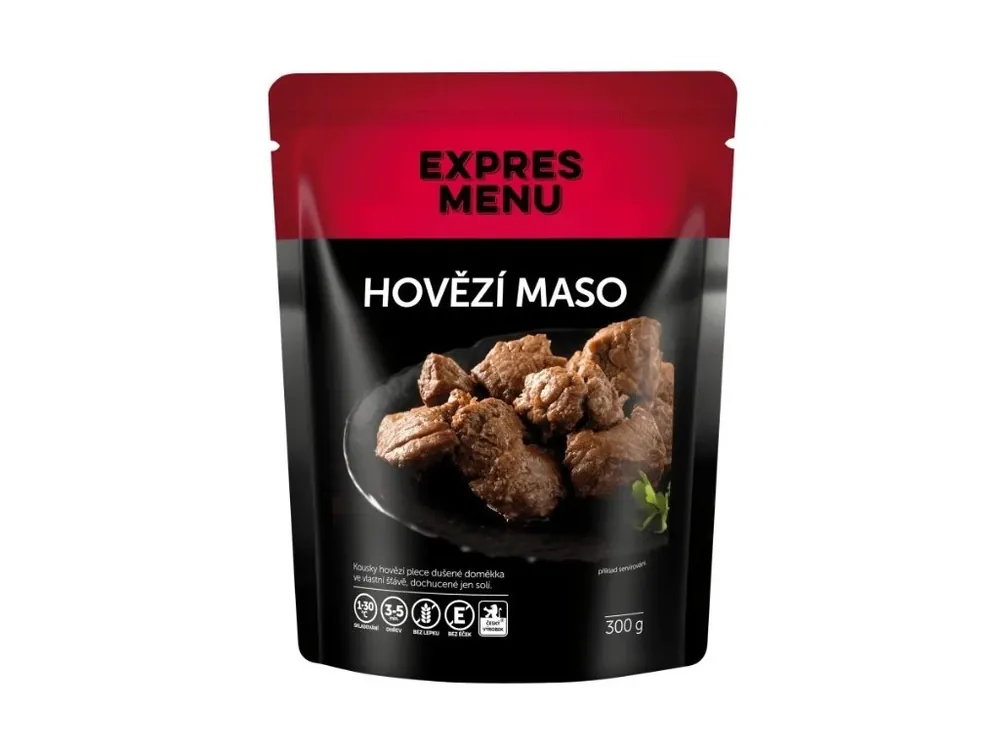 Dokud Zásoby Vydrží Expres Menu Hovězí maso 3porce 300g