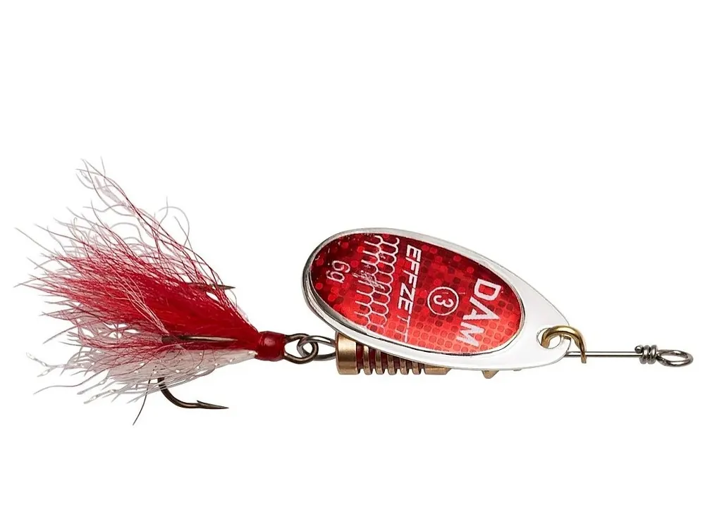 DAM Třpytka Effzett Standard Spinner Dressed Reflex Red 4g vel.2 Omezená Nabídka