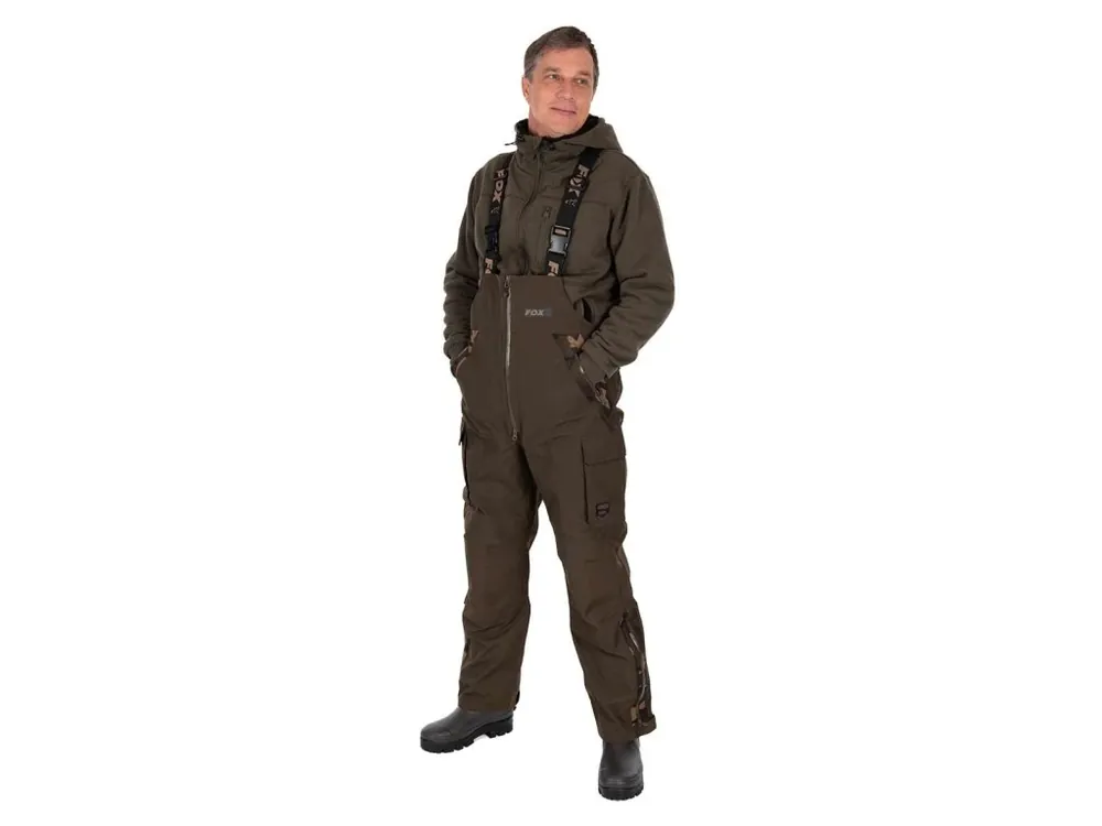 Fox Kalhoty RS25K Khaki Salopettes 2XL Levný