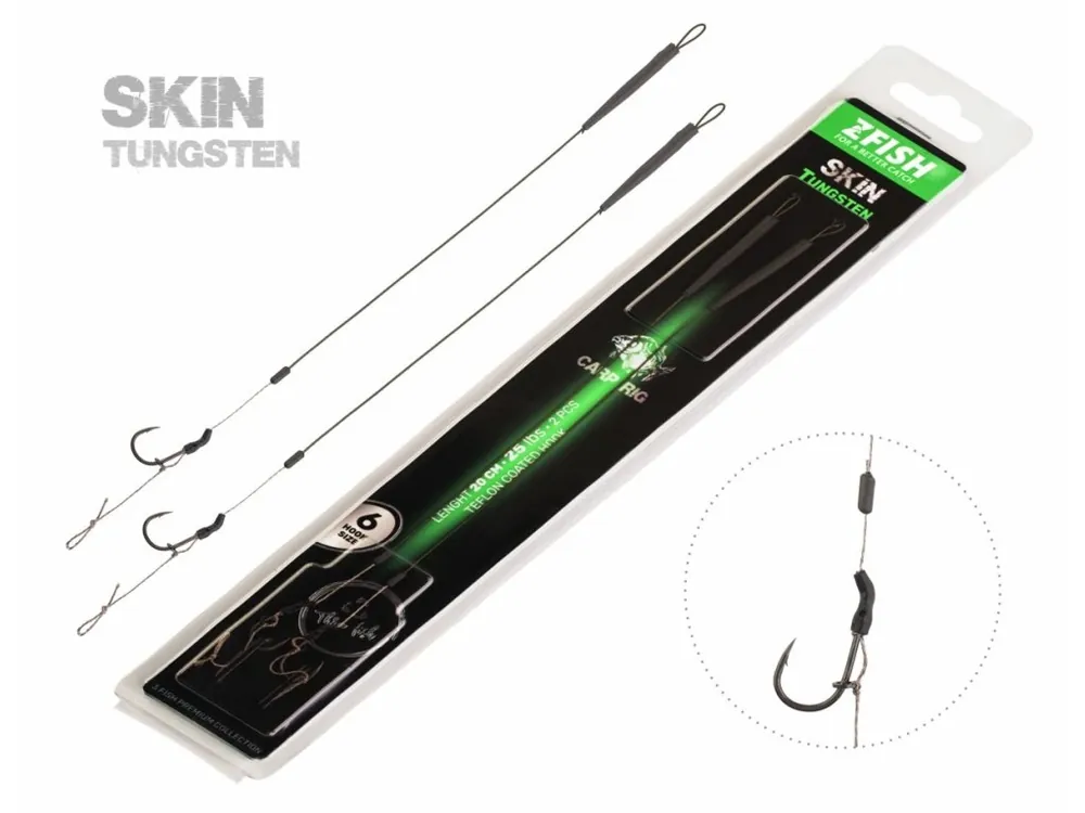 Zfish Návazec Skin Tungsten Rig 20 cm vel.4 Nejlepší Cena