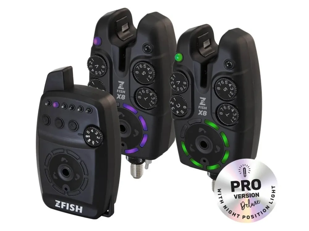 Zfish Sada Hlásičů Bite Alarm Set ZX8 2+1 Expresní Doručení