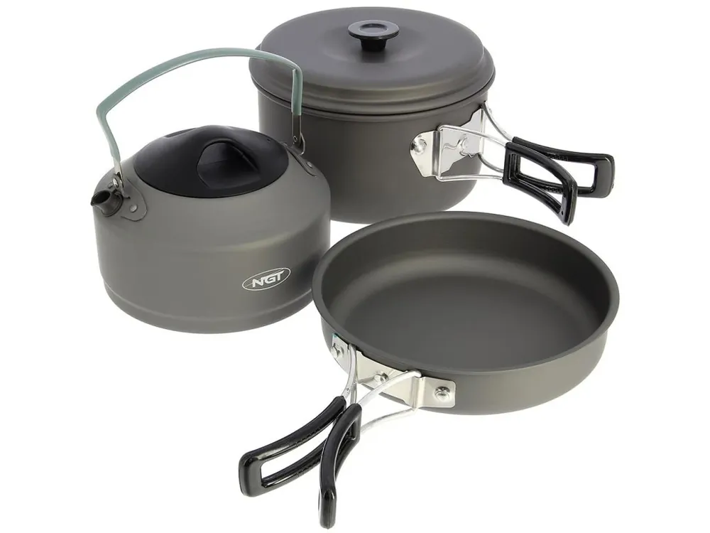 Top Prodej NGT Sada Nádobí Kettle, Pot & Pan Set 3-díl