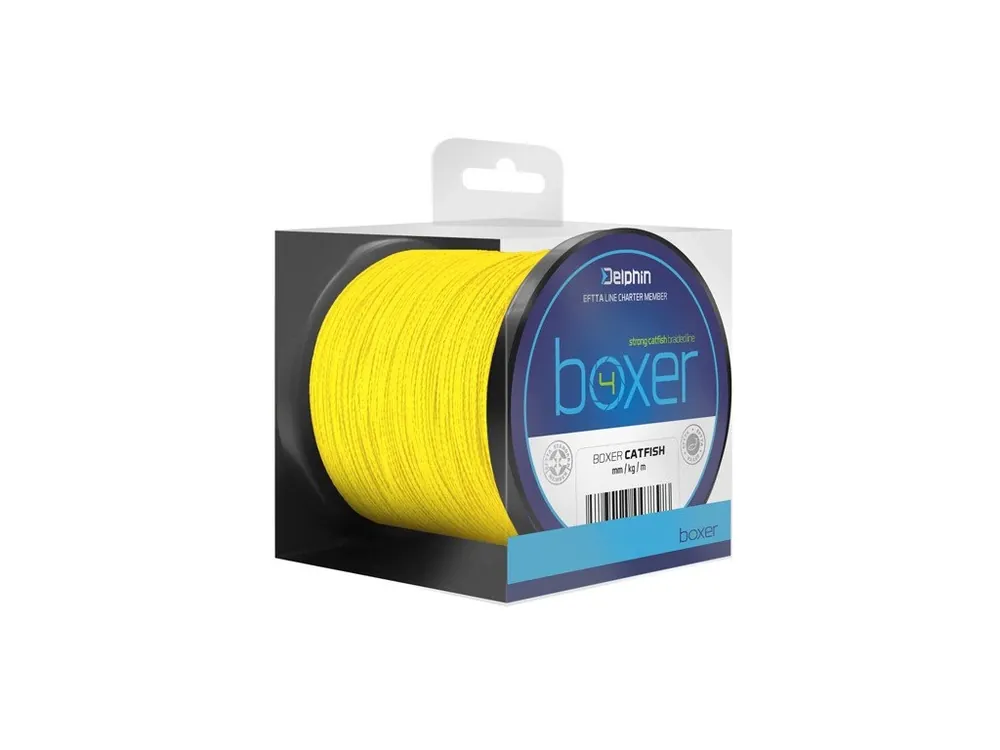 Delphin Sumcová Šňůra Boxer 4 Fluo Žlutá 250m 0,70mm Značkový
