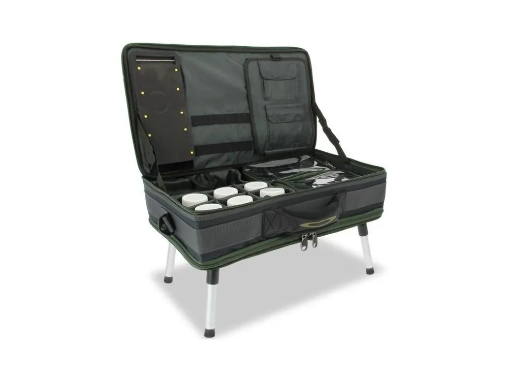 Značkový NGT Stolek S Kufrem Carp Bivvy Table System