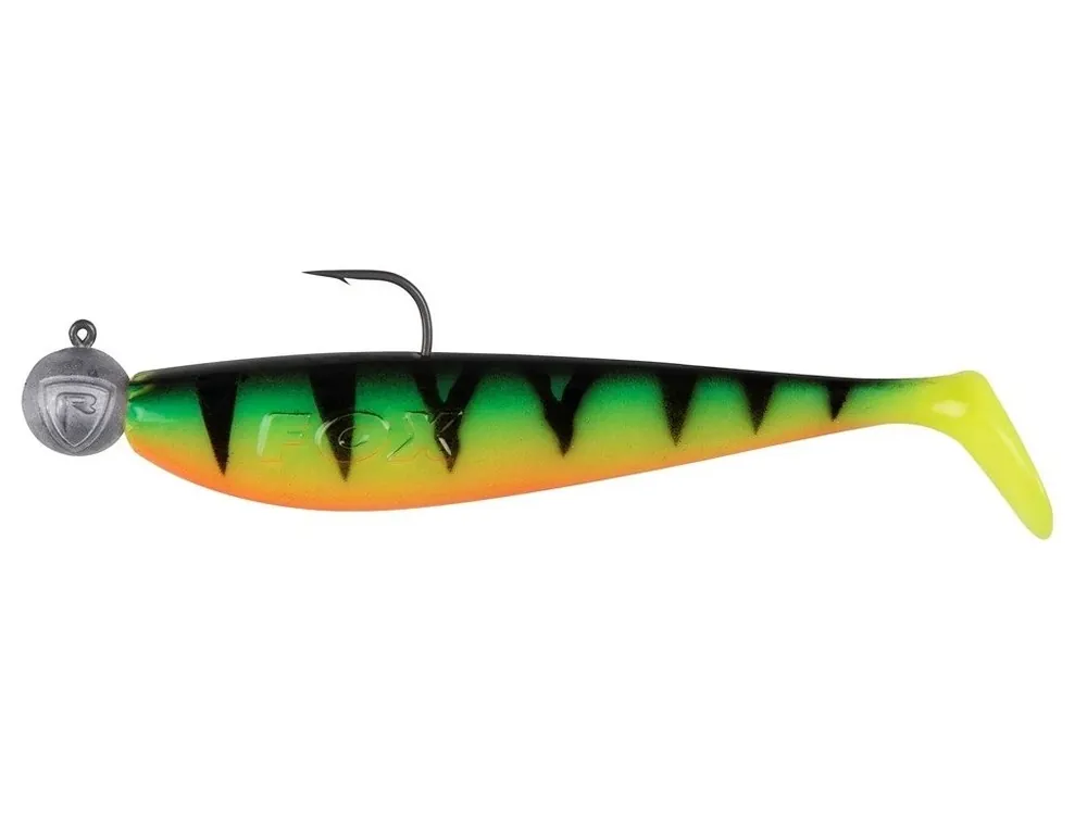 Fox Rage Gumová Nástraha Loaded Zander Pro Shad UV Firetiger 10cm 10g 3/0 Časově Omezené