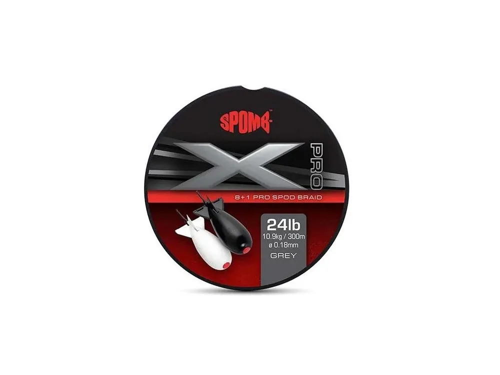 Expresní Doručení Spomb Splétaná Šňůra X Pro Braid Grey 0,14 mm 300 m