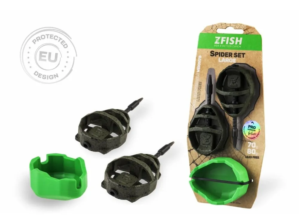 Expresní Doručení Zfish Sada Method Feeder Spider Large Set 90,100g + Formička