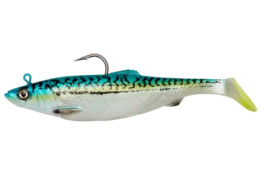 Vysoce Kvalitní Savage Gear Gumová Nástraha 4D Herring Big Shad Green Mackerel 22 cm 200 g