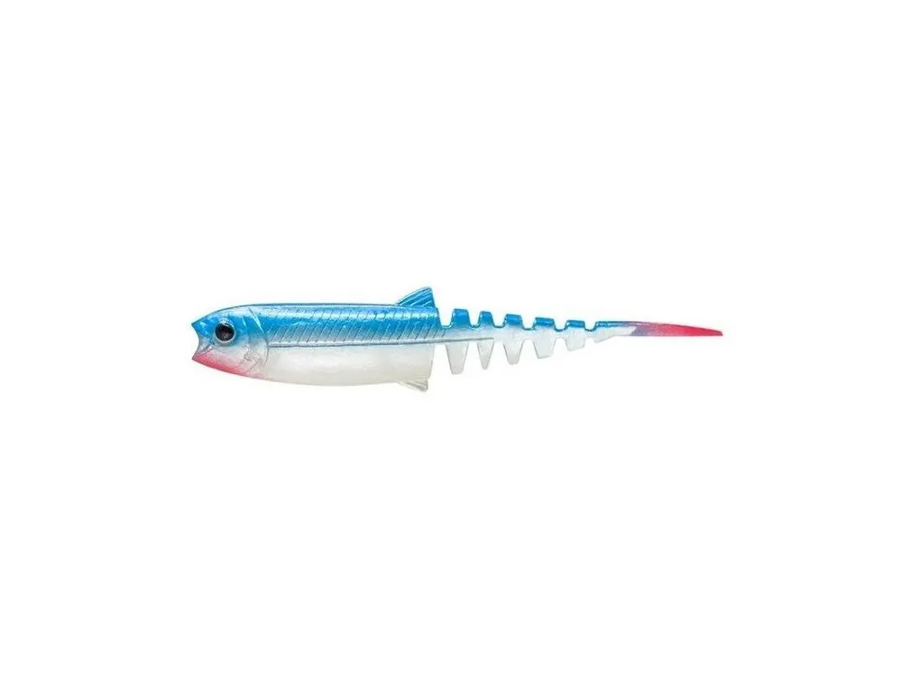 Savage Gear Gumová Nástraha Cannibal Minnow V-Tail Blue Pearl 12,5 cm 12,8 g Poslední Šance