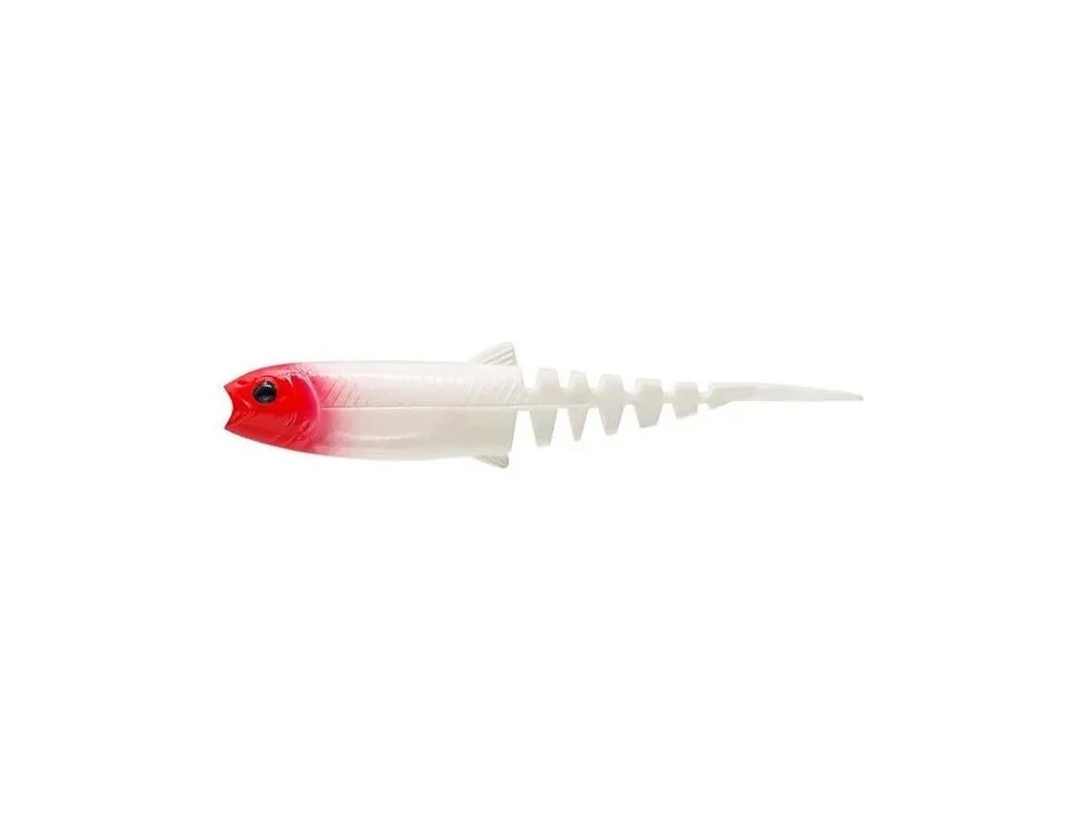 Dokud Zásoby Vydrží Savage Gear Gumová Nástraha Cannibal Minnow V-Tail Red Head 10 cm 6,5 g