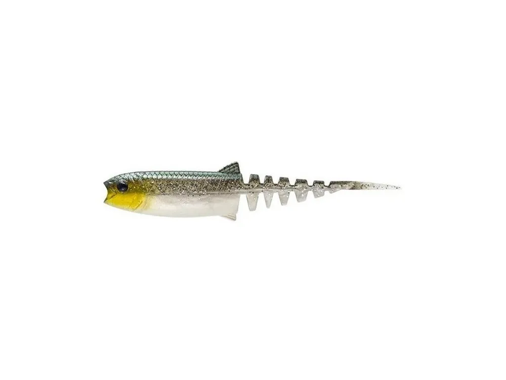 Savage Gear Gumová Nástraha Cannibal Minnow V-Tail Green Silver 15 cm 22 g Speciální Cena