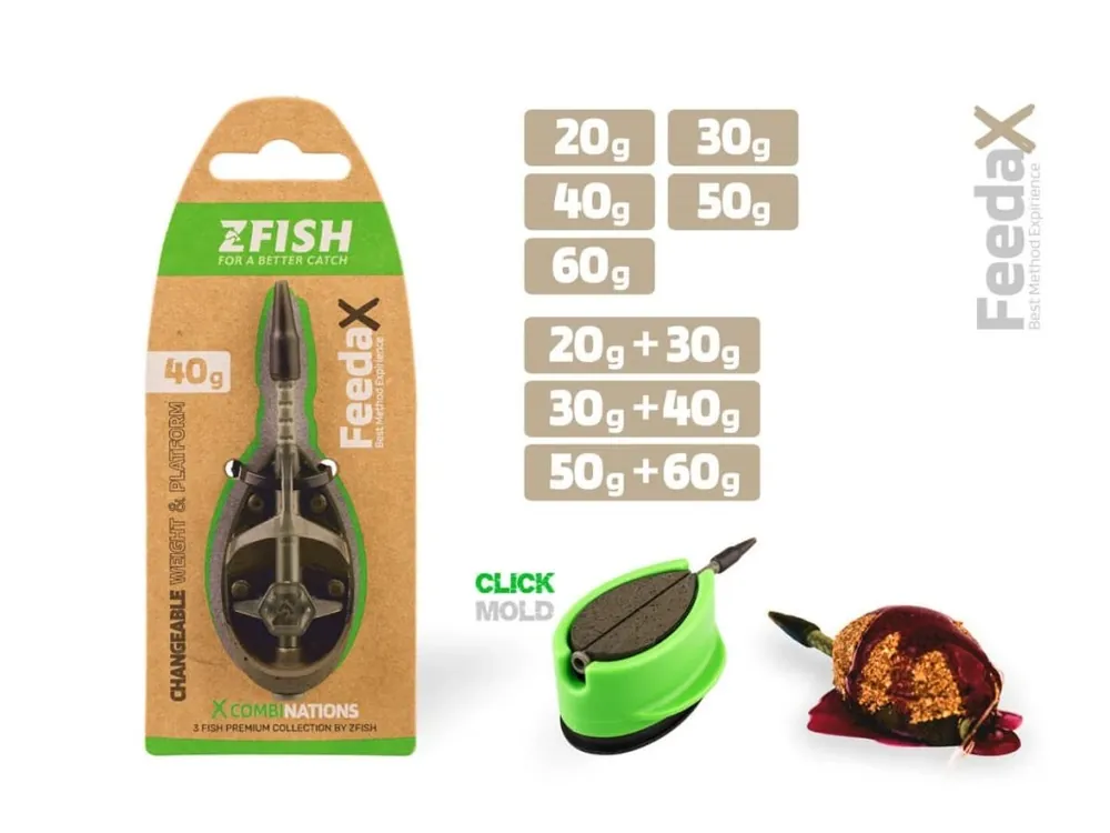 Ověřený Zfish Krmítko Method Feeder Feeda X 50g