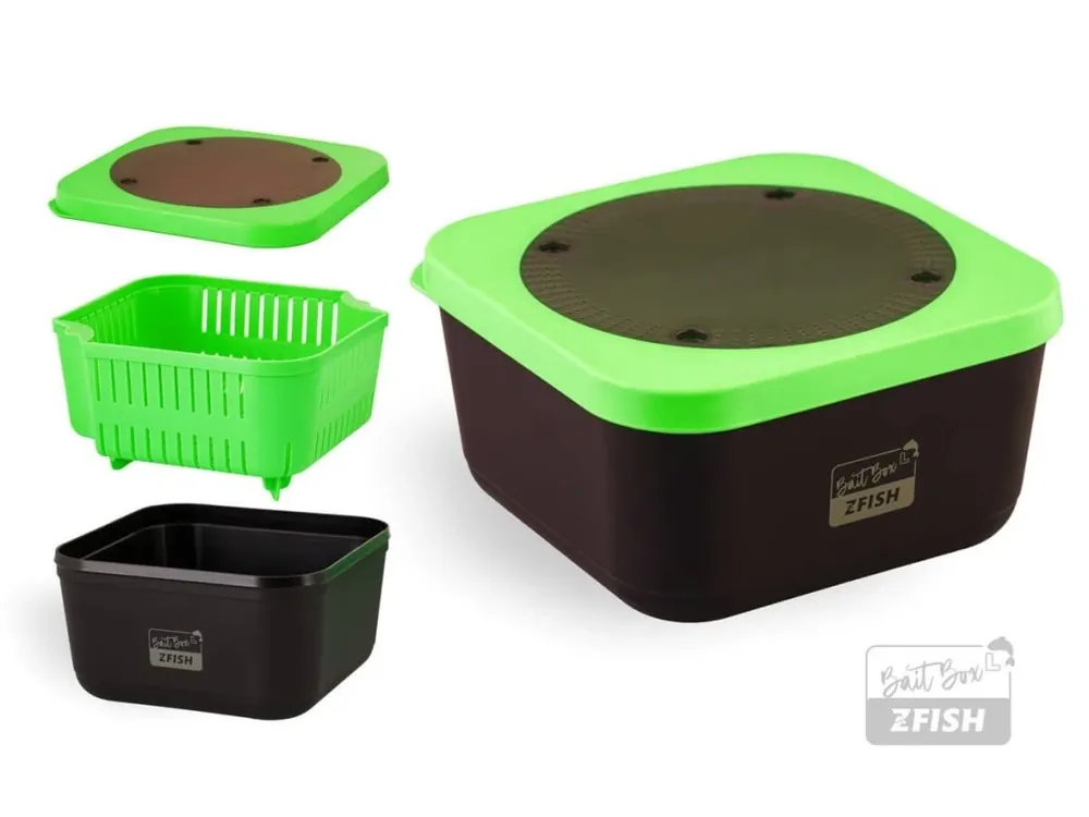 Bezpečná Platba Zfish Miska na nástrahy Bait Box L 1,87 L