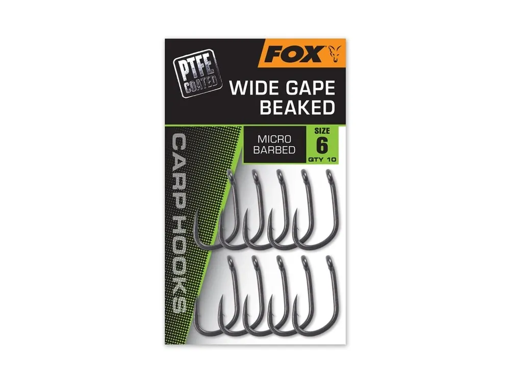 Fox Háčky Wide Gape Straight 10 ks vel.2 Ověřený