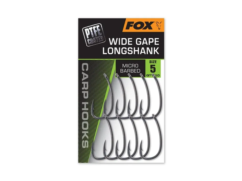 Fox Háčky Wide Gape Long Shank 10 ks vel.4 Bezpečná Platba