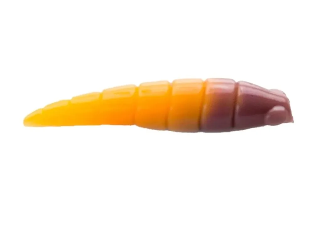 Moonky Gumová nástraha Bagy L 41mm DC03 Brown Metalic Orange Fluo Cheese 12ks Značkový