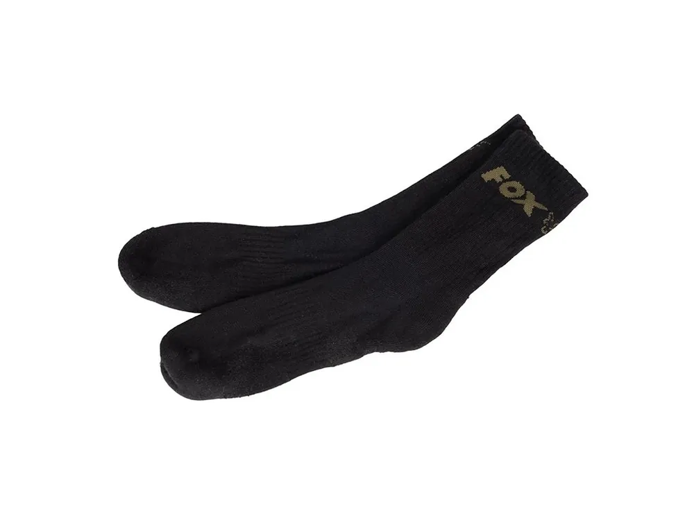 Sleva Fox Ponožky Black Socks 3 - Pack Černé 40-43