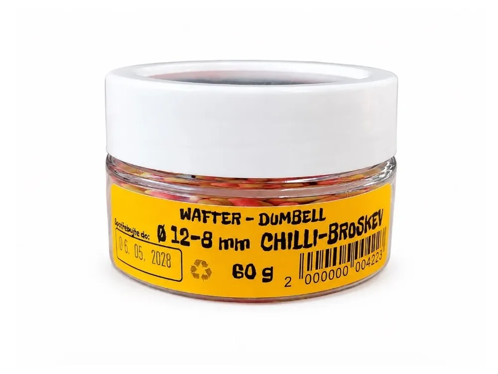 PZN Wafter Chilli - Broskev pr. 12-8mm 60g Speciální Cena