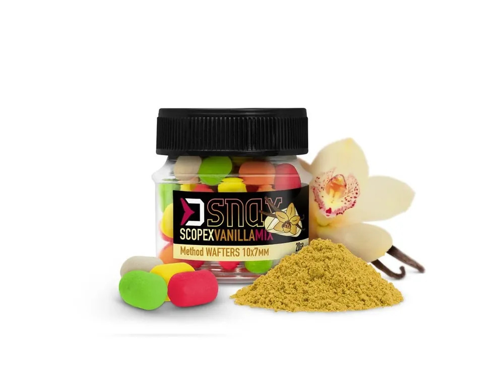 Delphin Nástraha MIX D SNAX WAFT Skopex-Vanilka 10x7mm 20g Speciální Cena