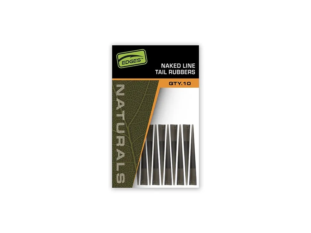 Fox Převleky Na Závěsky Edges Naturals Naked Line Tail Rubbers 10 ks Nová Kolekce
