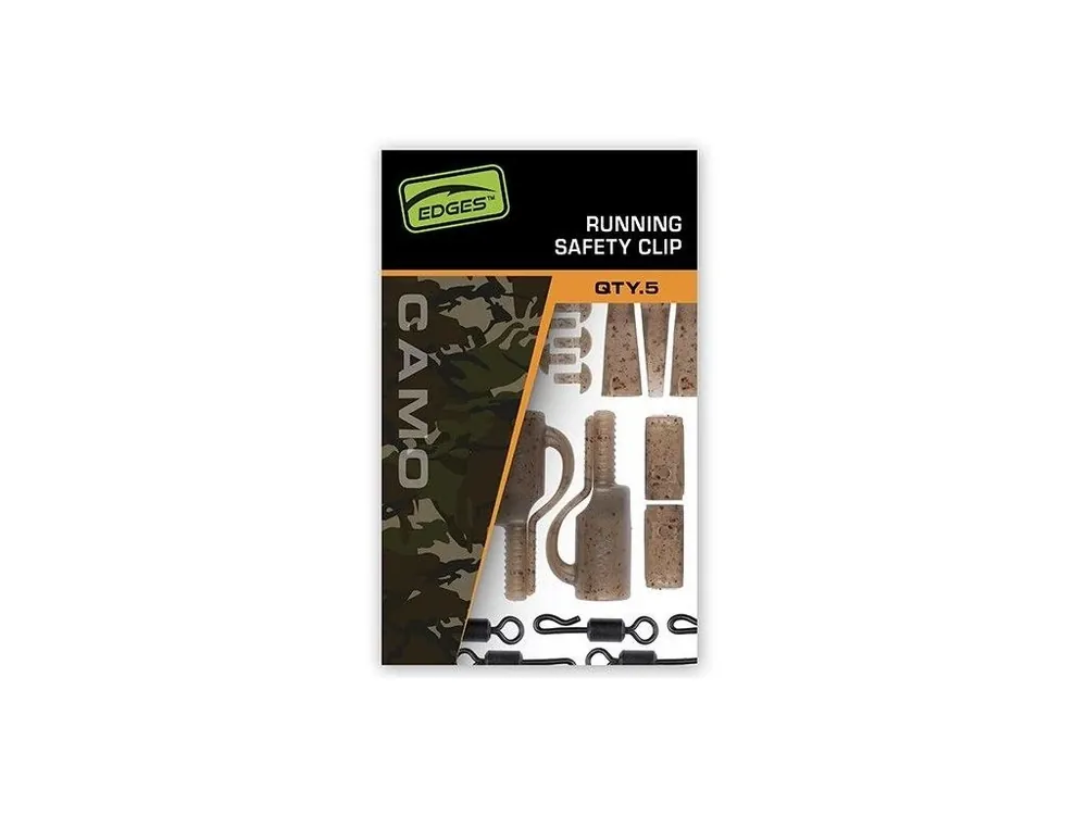 Fox Závěsky Edges Camo Running Safety Clip Kit 5 ks Levný