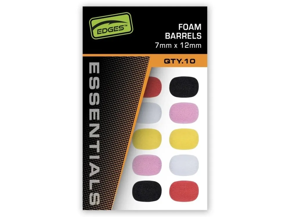 Ověřený Fox Pěnové Válečky Edges Essentrials Foam Barrels Mixed Colour 7x12mm