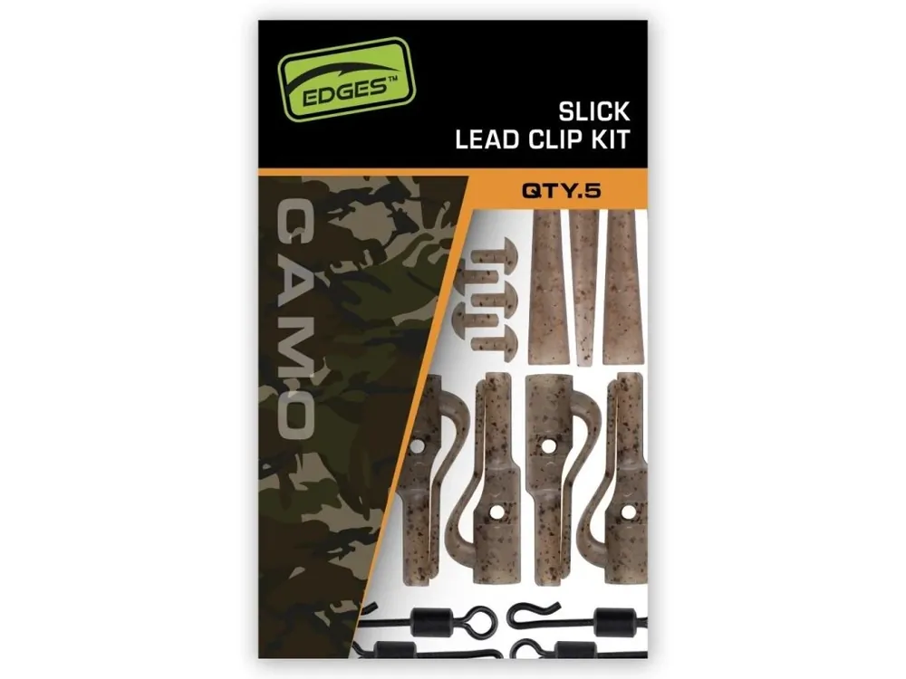 Levný Fox Závěsky Edges Camo Slik Lead Clip Kit 5 ks