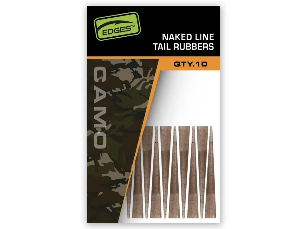 Zlevněný Fox Převleky Na Závěsky Edges Camo Naked Line Tail Rubbers 10 ks