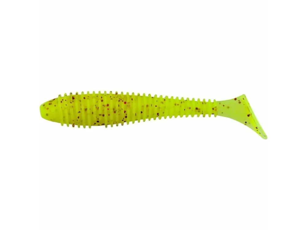 Keitech Gumová nástraha Swing Impact FAT 2,8" 7,1cm 3,5g Chartreuse Red Flake 8ks Časově Omezené