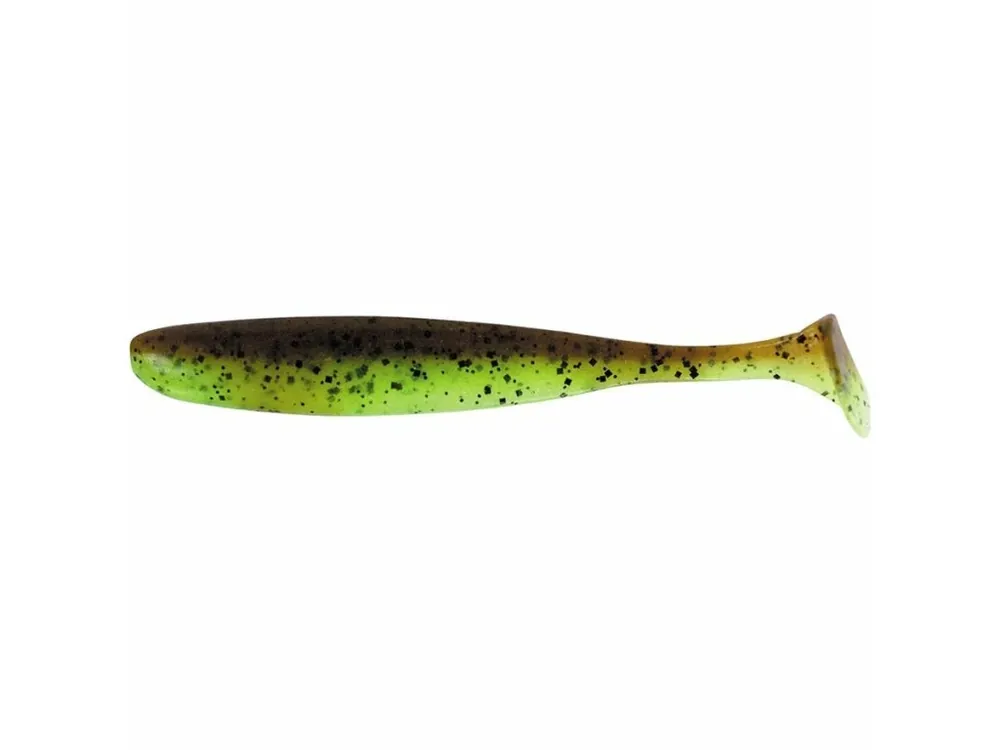 Hit Sezóny Keitech Gumová nástraha Easy Shiner 3,5" 8,9cm 3,9g Green Pumpkin PP/Chart 7ks