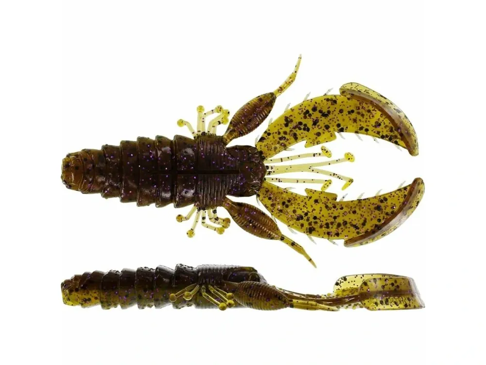 Westin Gumová nástraha CreCraw Creaturebait 10cm 12g Green Pumpkin Purple 4ks Časově Omezené