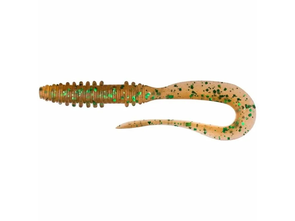 Keitech Gumová nástraha Mad Wag Mini 3,5" 8,9cm 1,8g Peach Green FLK 10ks Akce